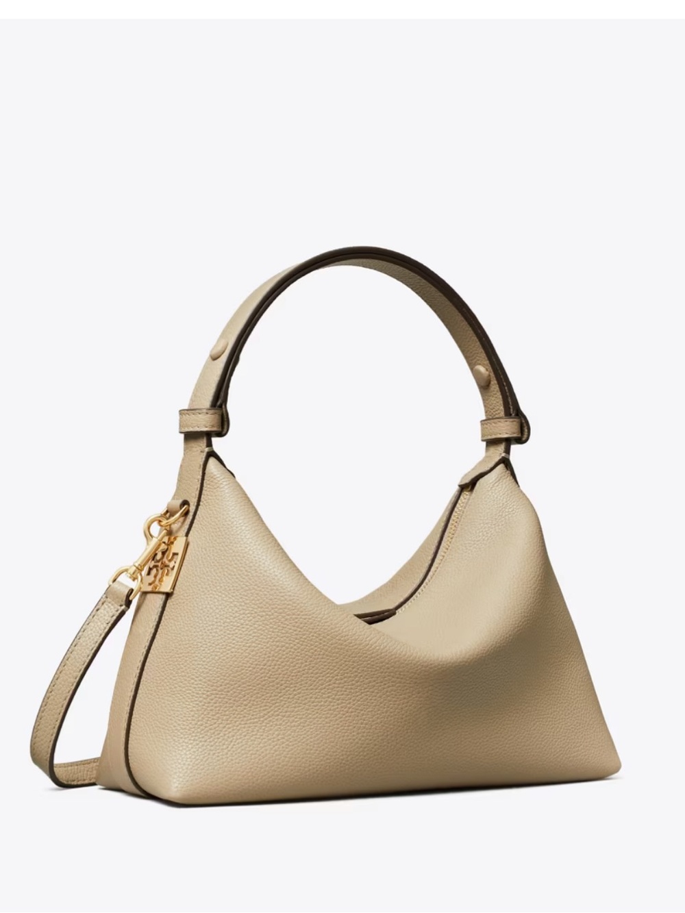 NWT TORY BURCH
 
MELLOW SHOULDER BAG SOFT CEMENT